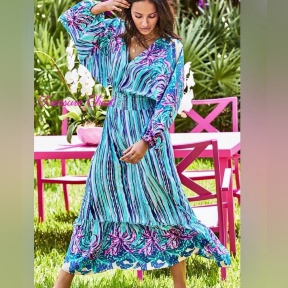 EUC Lilly Pulitzer Alisha Midi dress size small